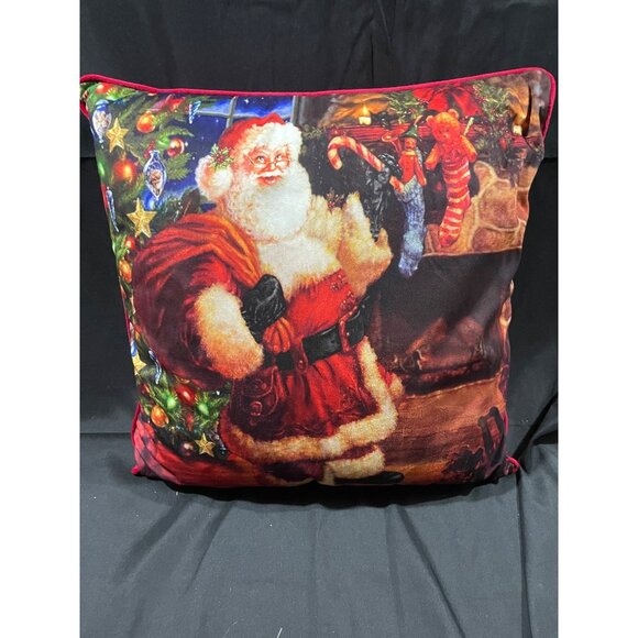 Christmas Pillow with LED Lights - Picture 1 of 6